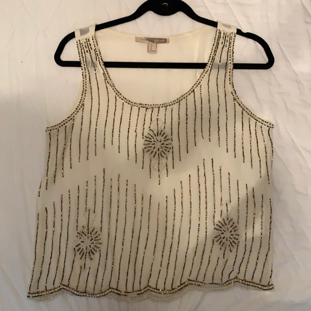 Sheer beaded top - FREE when added to bundle with 3 items